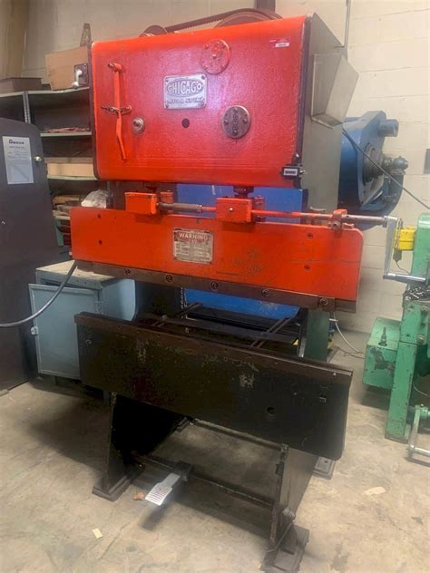 15 ton chicago sheet metal brake flywheel disassembly video|15 Ton X 4' Used Chicago Mechanical Press Brake, Mdl. 135, .